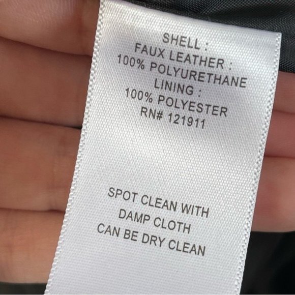 LNA Revolve Koa Vegan Leather Trench Coat Black Belted Size Small NWT - Picture 7 of 7